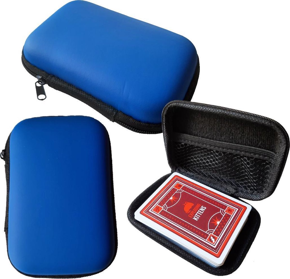 Kaartspel Koffertje 11 x 8 x 4 CM Opberg Etui met Rits