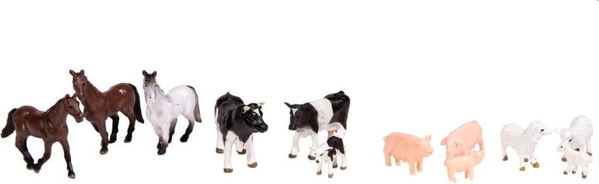 Dutch Farm Boerderijdieren Set 12-delig