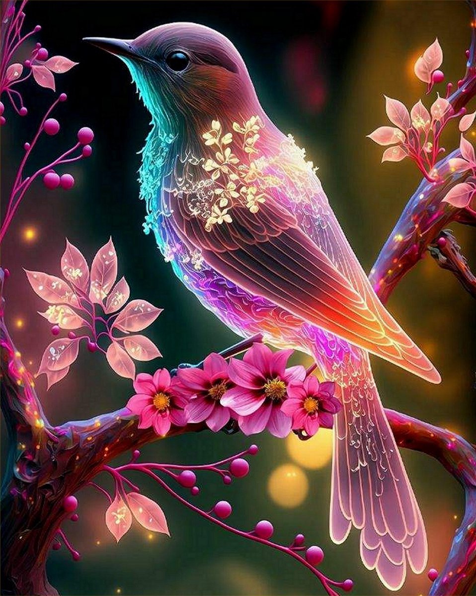 VDTOYS® DIAMOND PAINTING volwassenen - VDTC205 - vierkante steentjes - full - groot formaat - nieuwe tekeningen - 45 op 55 cm (canvas) - 40 op 50 (foto)