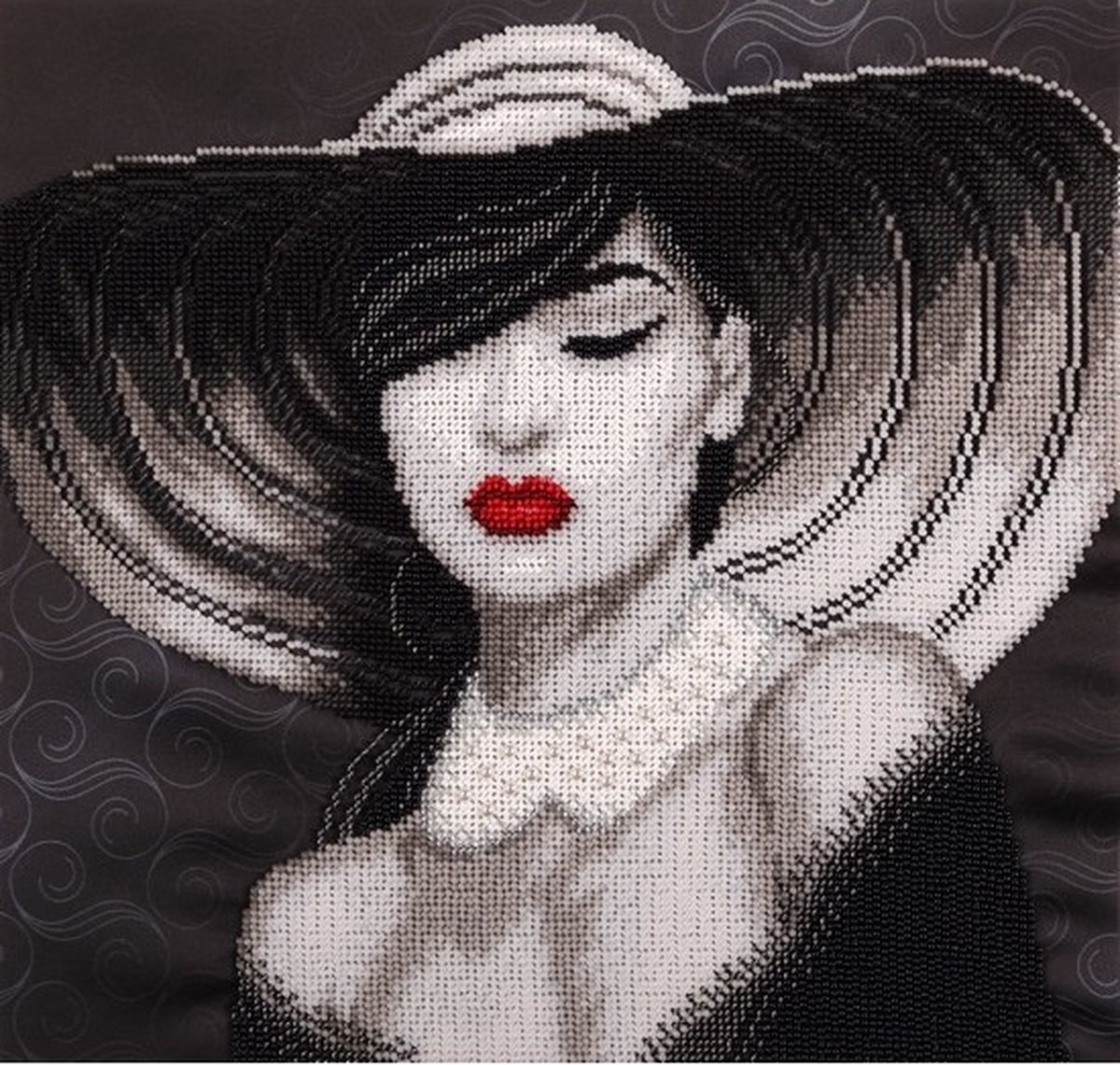 BORDUURPAKKET met kralen/parels - Lady - Dame - VDV