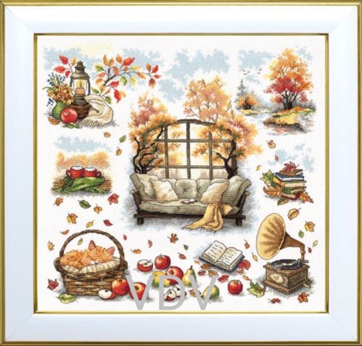Borduurpakket VDV - Autumn Comfort - Herfst Comfort - 347