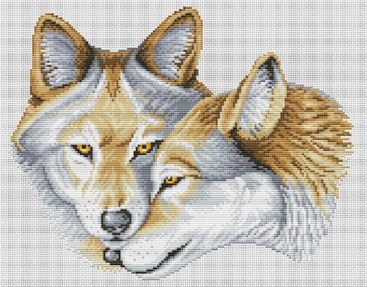 Borduurpakket VDV - Lifelong Love - Levenslange Liefde - telpatroon om zelf te borduren