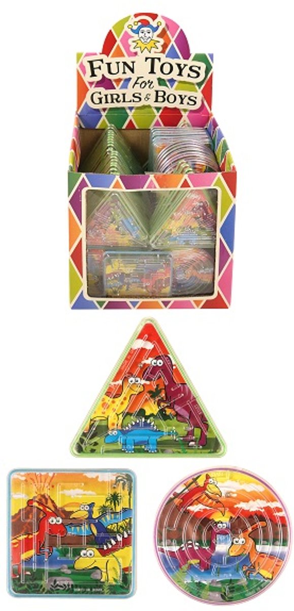 96 STUKS I Geduld Spelletjes Model: Dinosaurussen in Traktatiebox (Traktatie / Uitdeelcadeautjes)