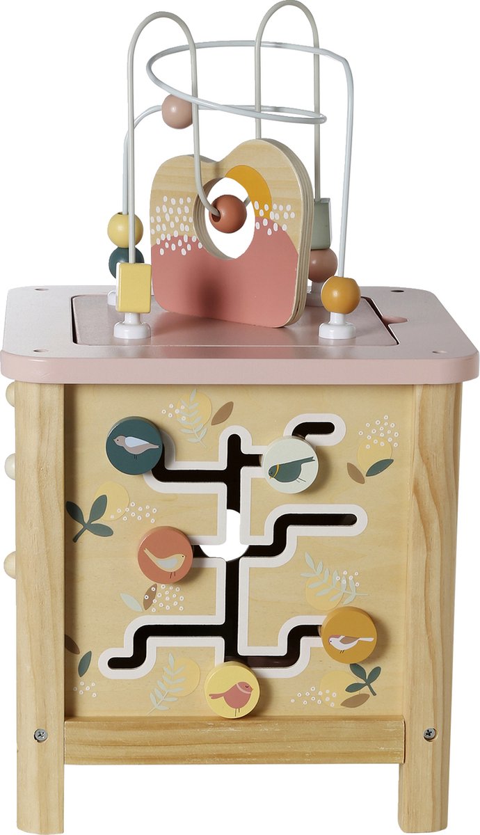 Vertbaudet Grote houten activiteitenkubus