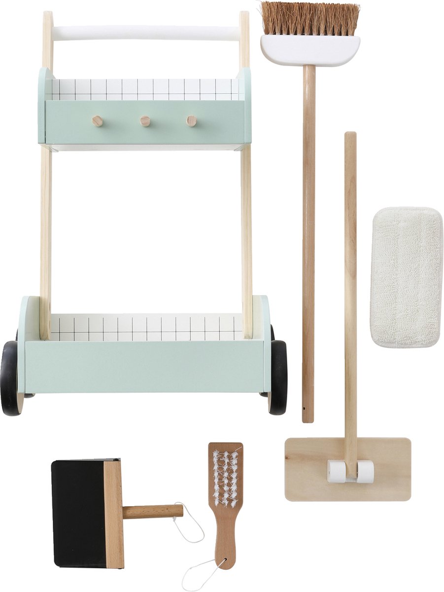 Vertbaudet Houten schoonmaakkar