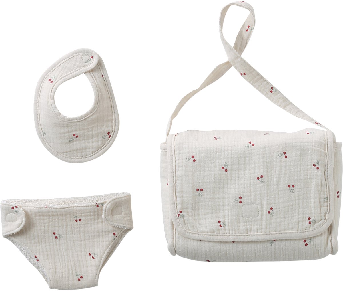 Vertbaudet Luiertas voor pop + accessoires CHERRY