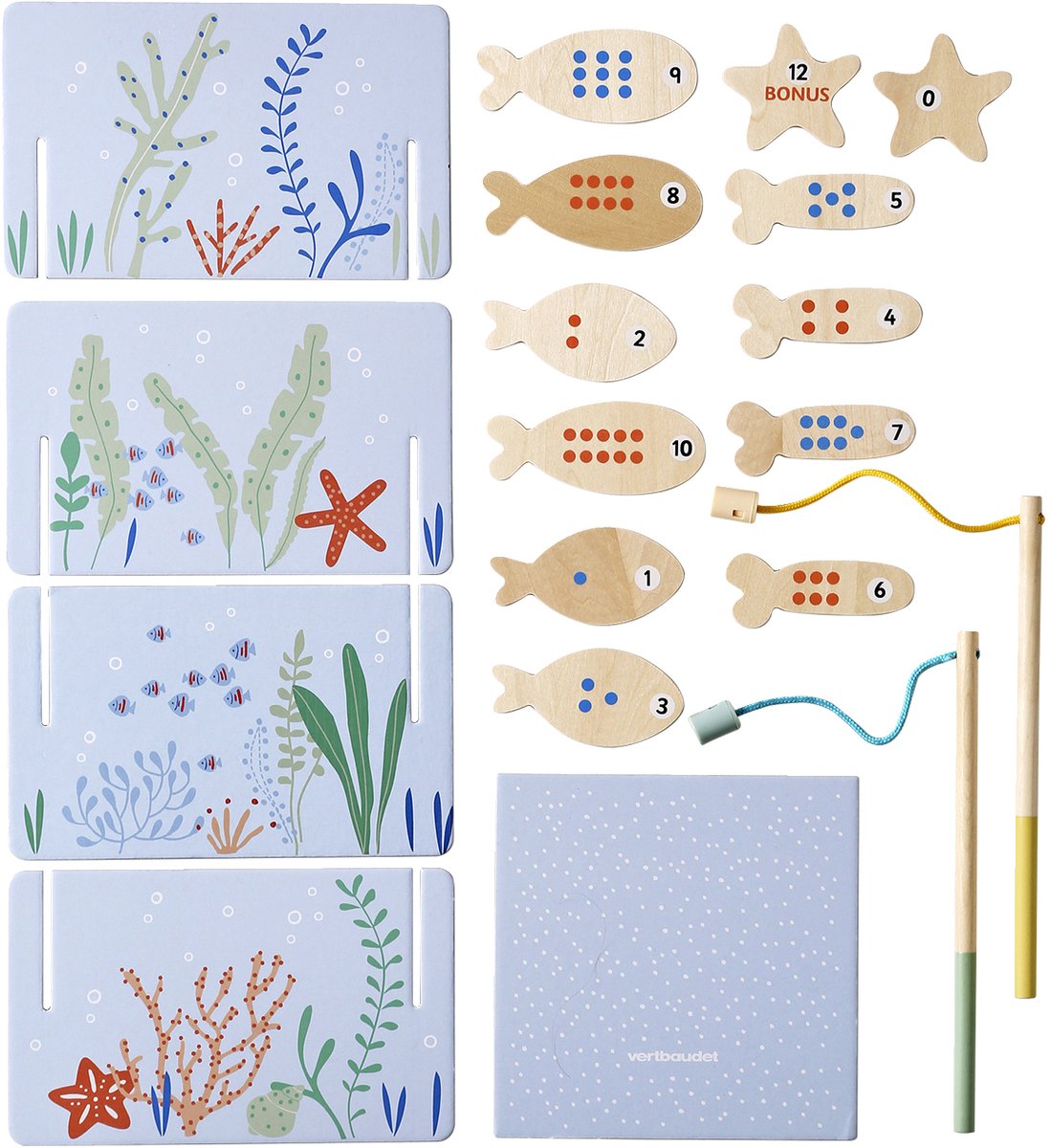 Vertbaudet Magnetisch vissen van FSC 100%®-hout