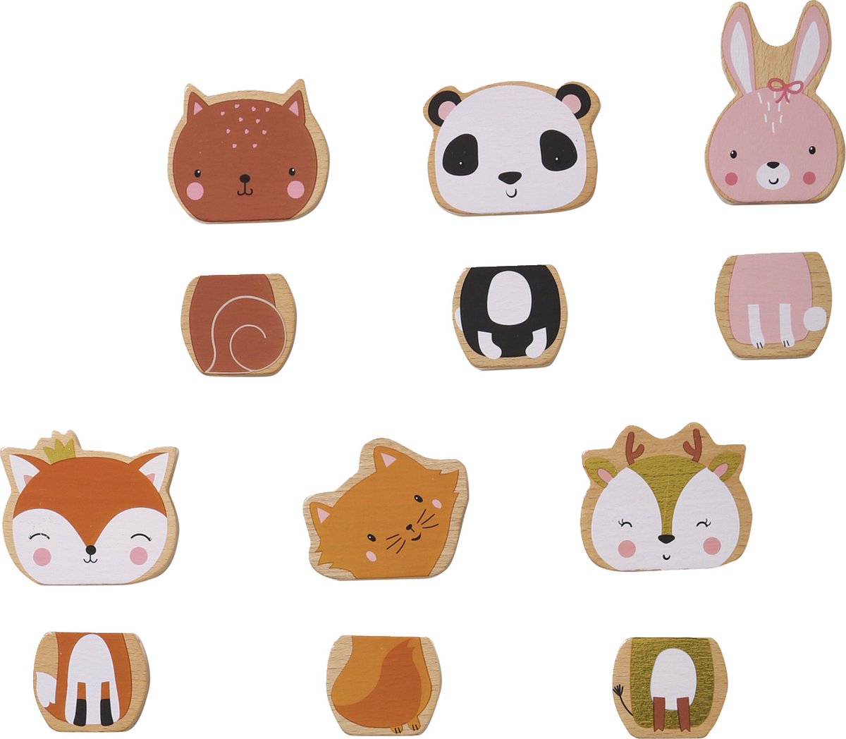 Vertbaudet Magnetische dieren die moeten worden geassembleerd