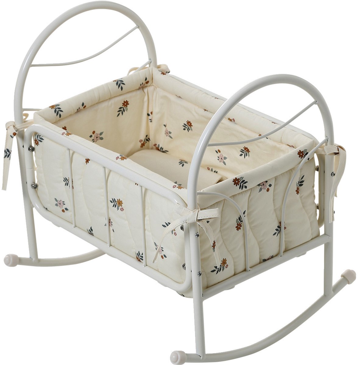 Vertbaudet Schommelbed voor poppen in metaal en katoen