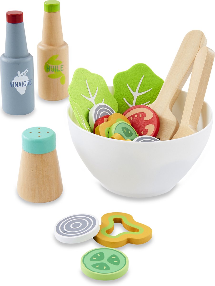 Vertbaudet Set houten salade