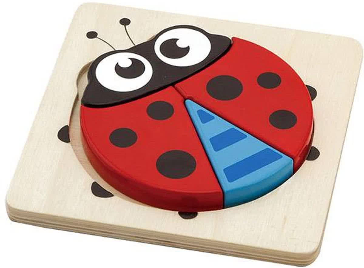 Viga Toys - Mini Puzzel - Lieveheersbeestje