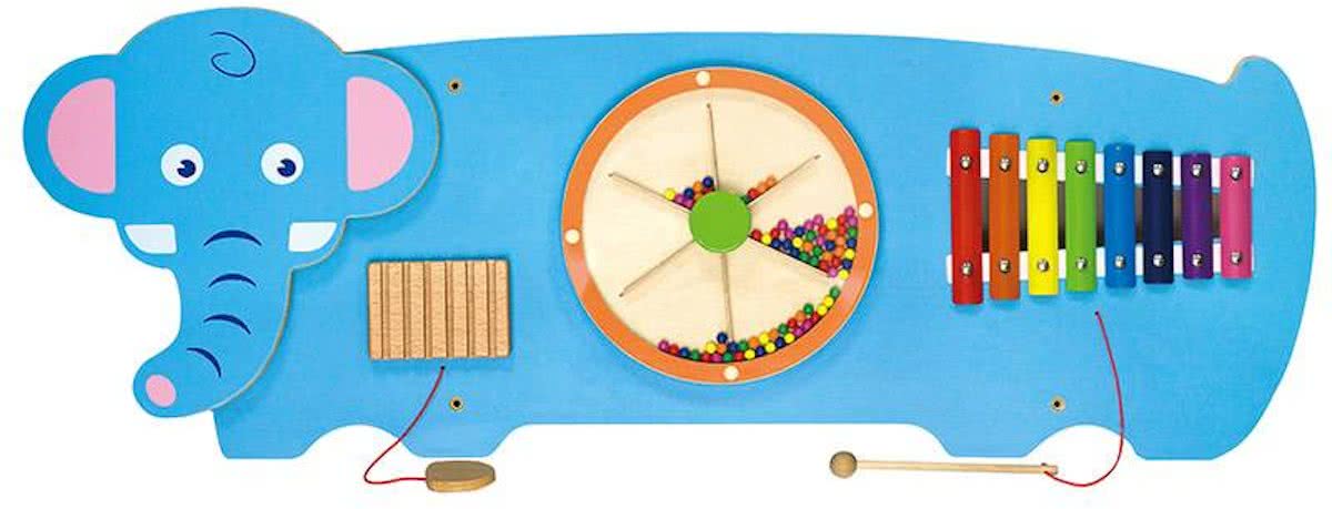 Viga Toys - Olifant - Wandspeelbord - Multi