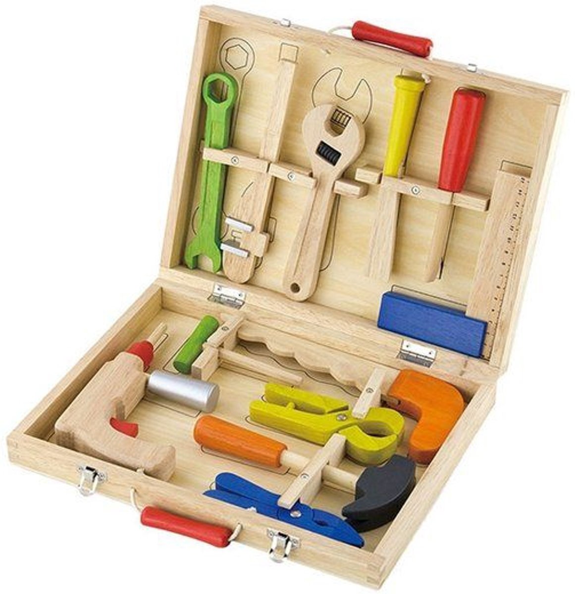 Vigatoys gereedschapkist groot 12-dlg.