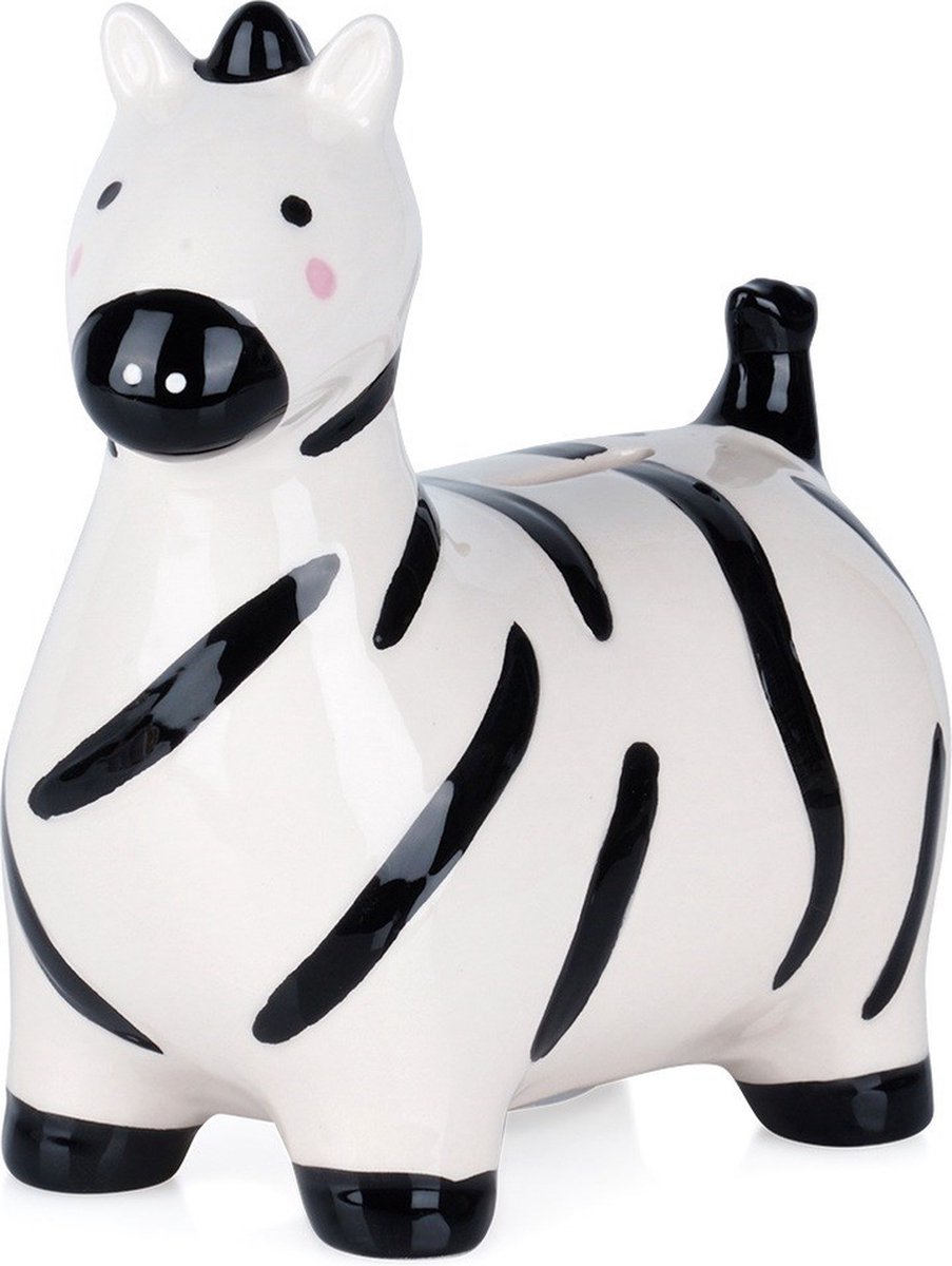 Spaarpot Keramiek Zebra - Spaarvarken - Spaardoel