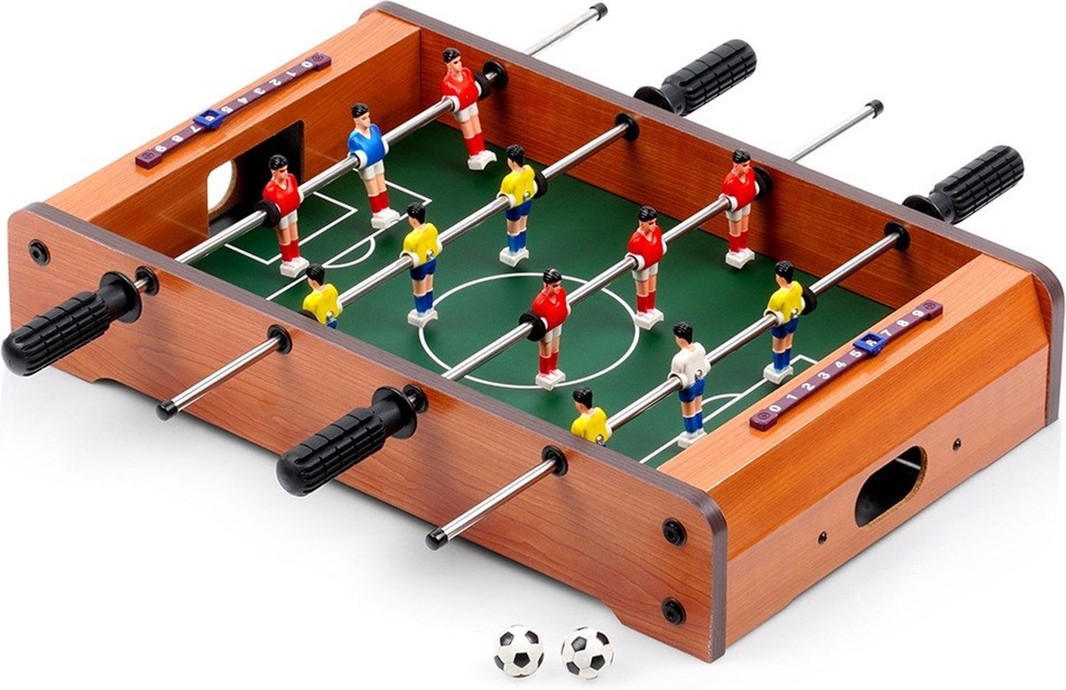   Houten 50x31x9,5 cm - Mini Voetbaltafel