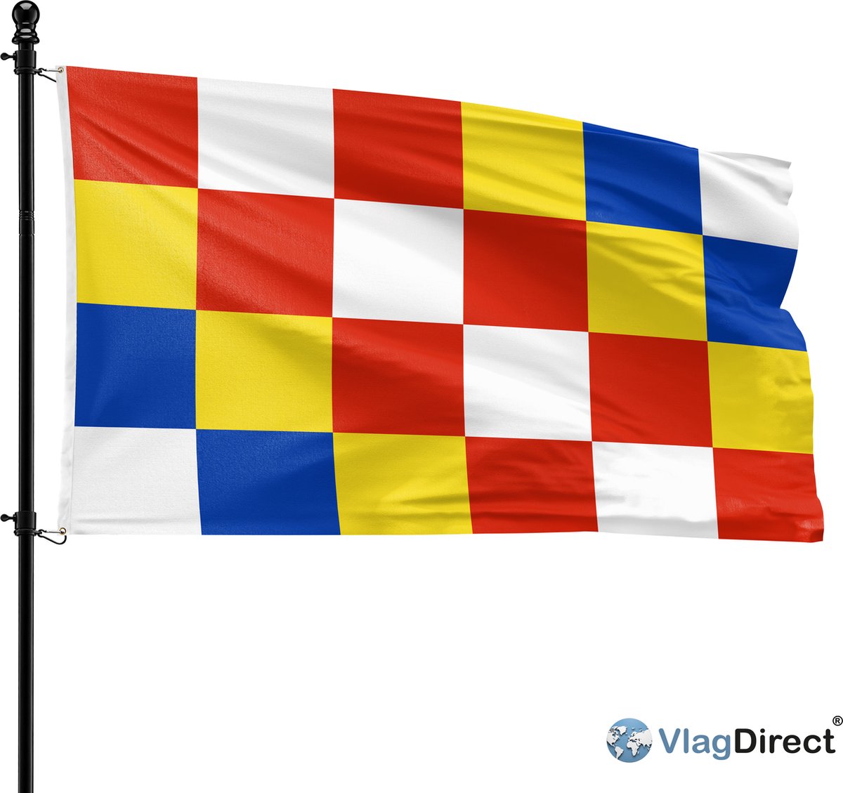 VlagDirect - Antwerpse vlag - Antwerpen vlag - 90 x 150 cm.