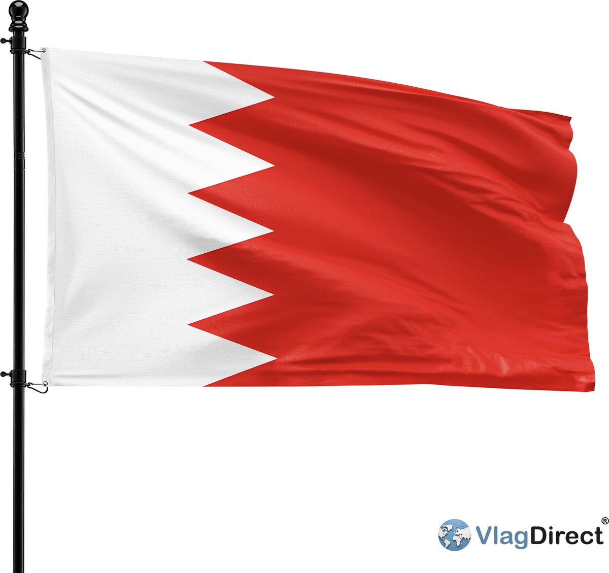 VlagDirect - Bahreinse vlag - Bahrein vlag - 90 x 150 cm.