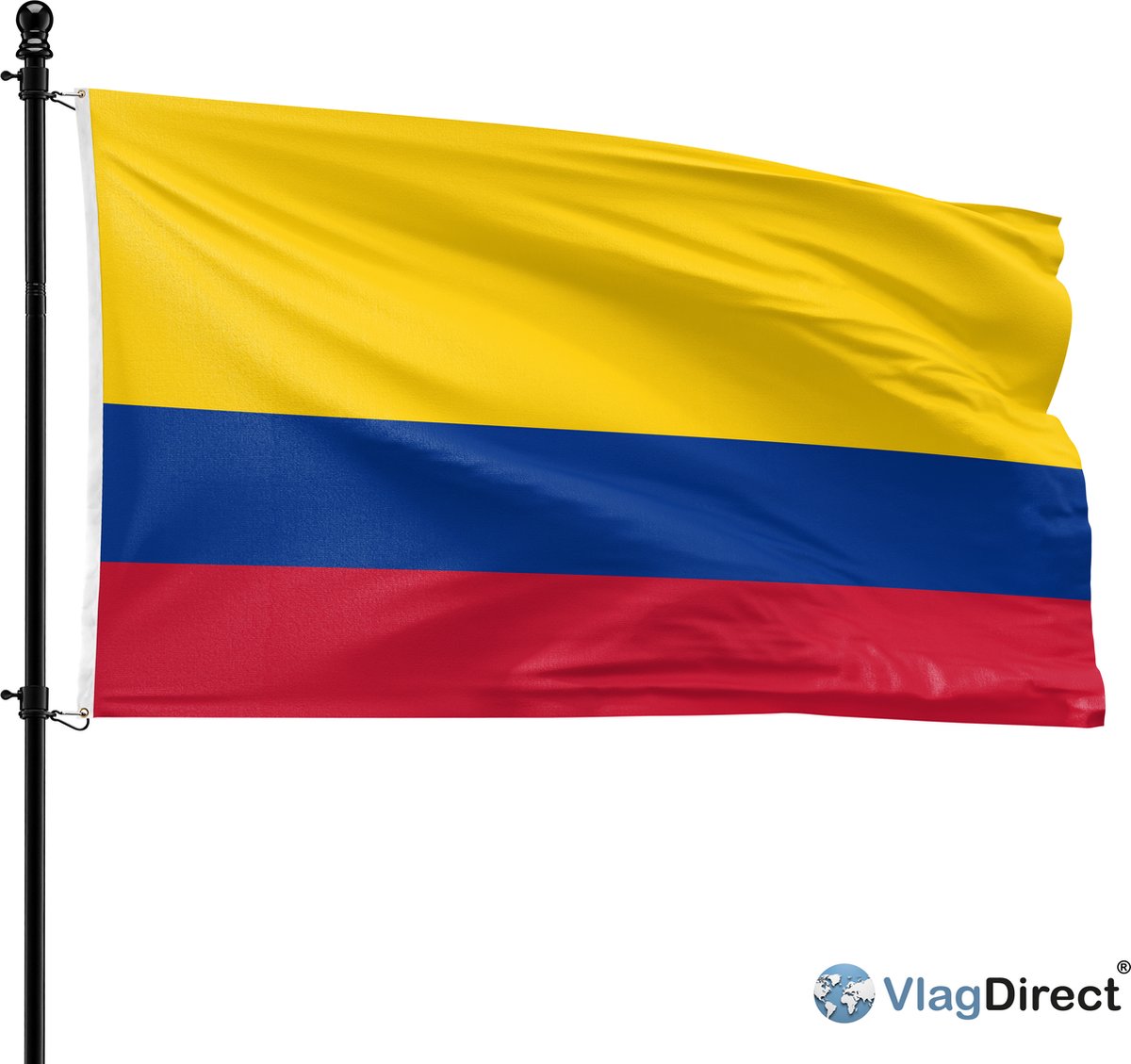 VlagDirect - Colombiaanse vlag - Colombia vlag - 90 x 150 cm.