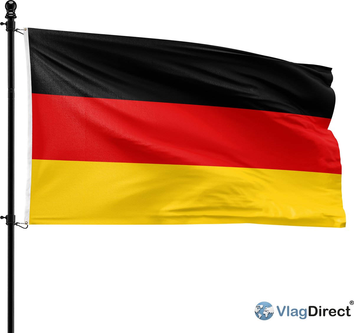 VlagDirect - Duitse vlag - Duitsland vlag - 90 x 150 cm.