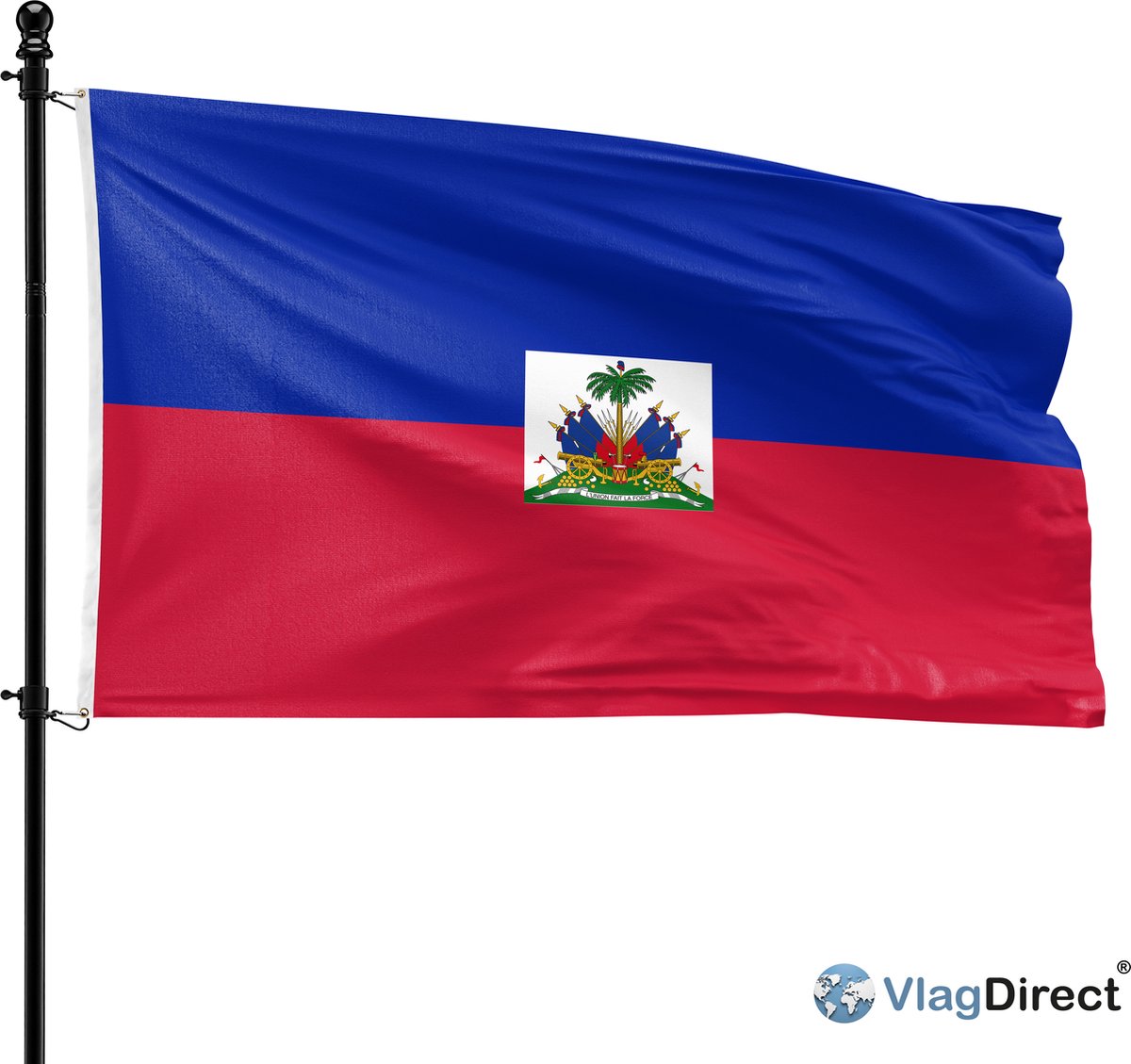 VlagDirect - Haïtiaanse vlag - Haïti vlag - 90 x 150 cm