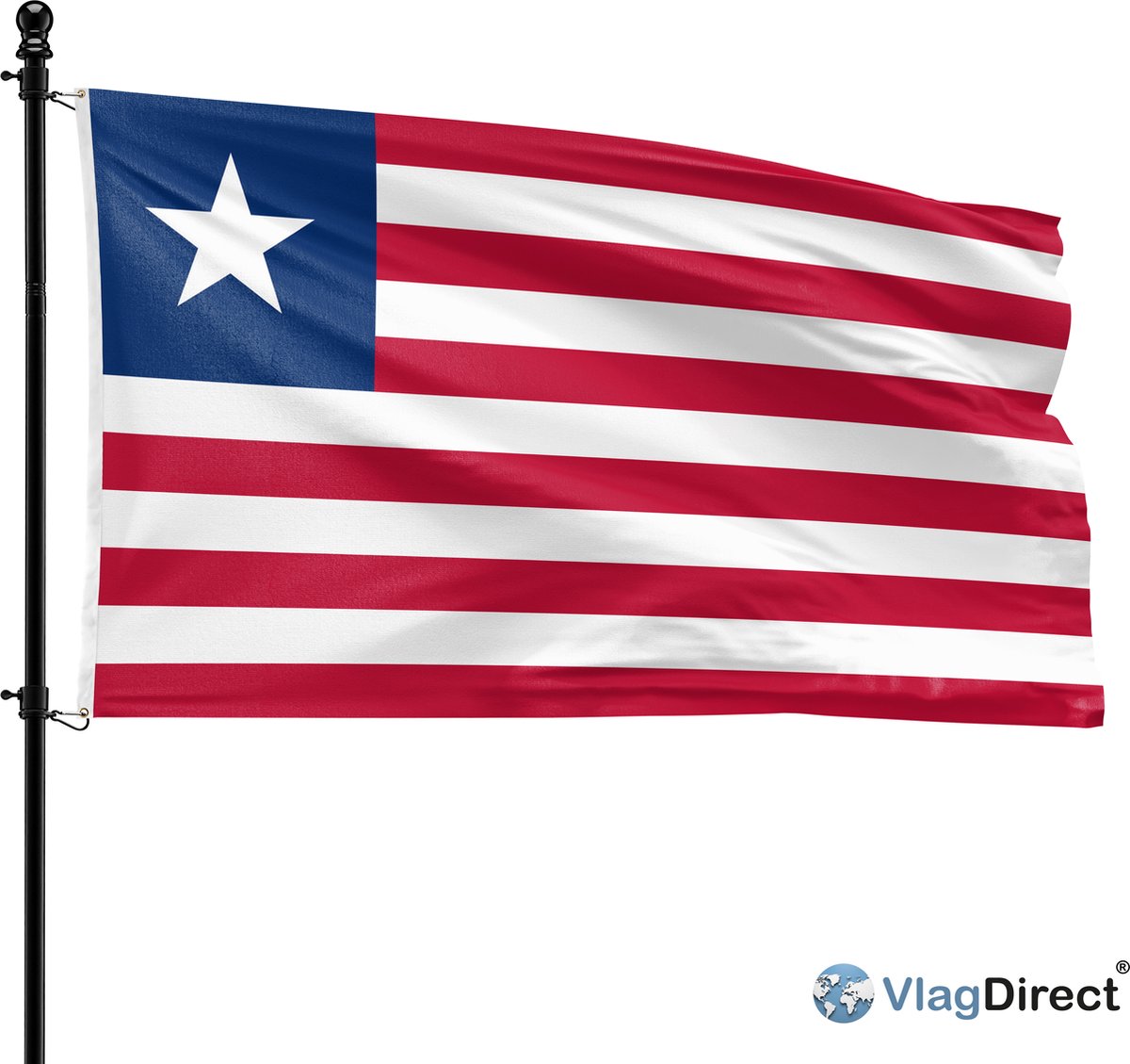 VlagDirect - Liberiaanse vlag - Liberia vlag - 90 x 150 cm