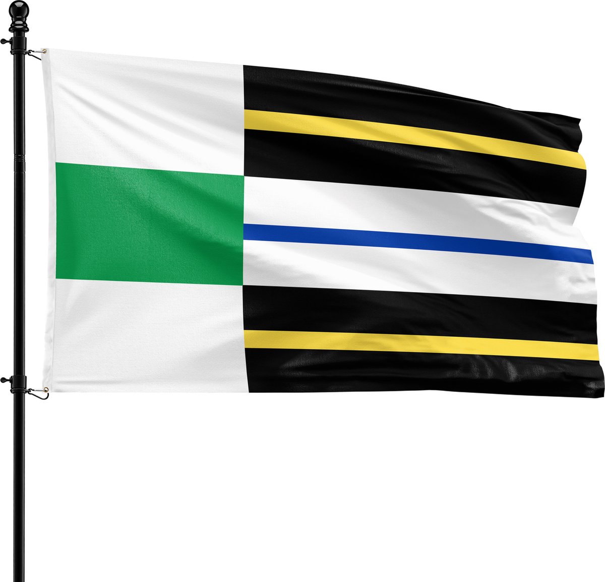 VlagDirect - Stadskanaal vlag - Gemeente Stadskanaal vlag - 90 x 150 cm.