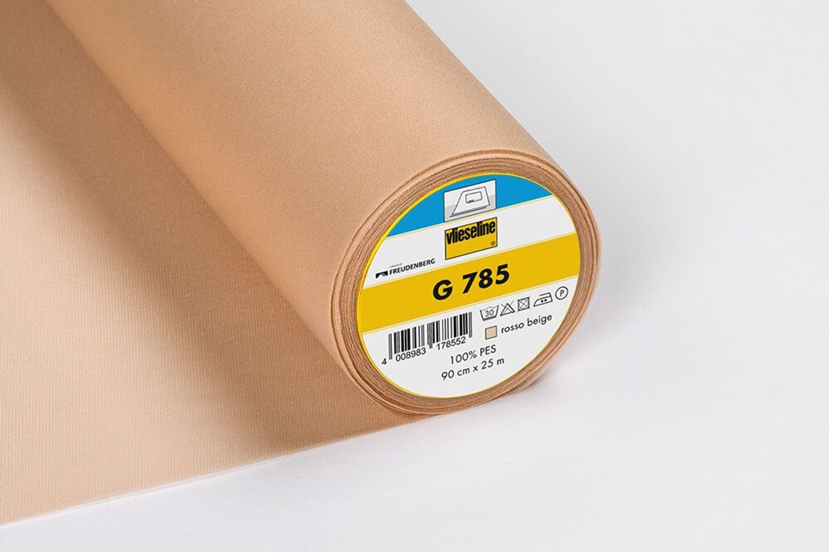 G785 beige vlieseline 90 cm breed 1 meter