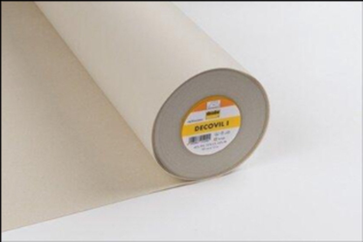 Vlieseline Decovil opstrijkbaar 45cm beige per meter