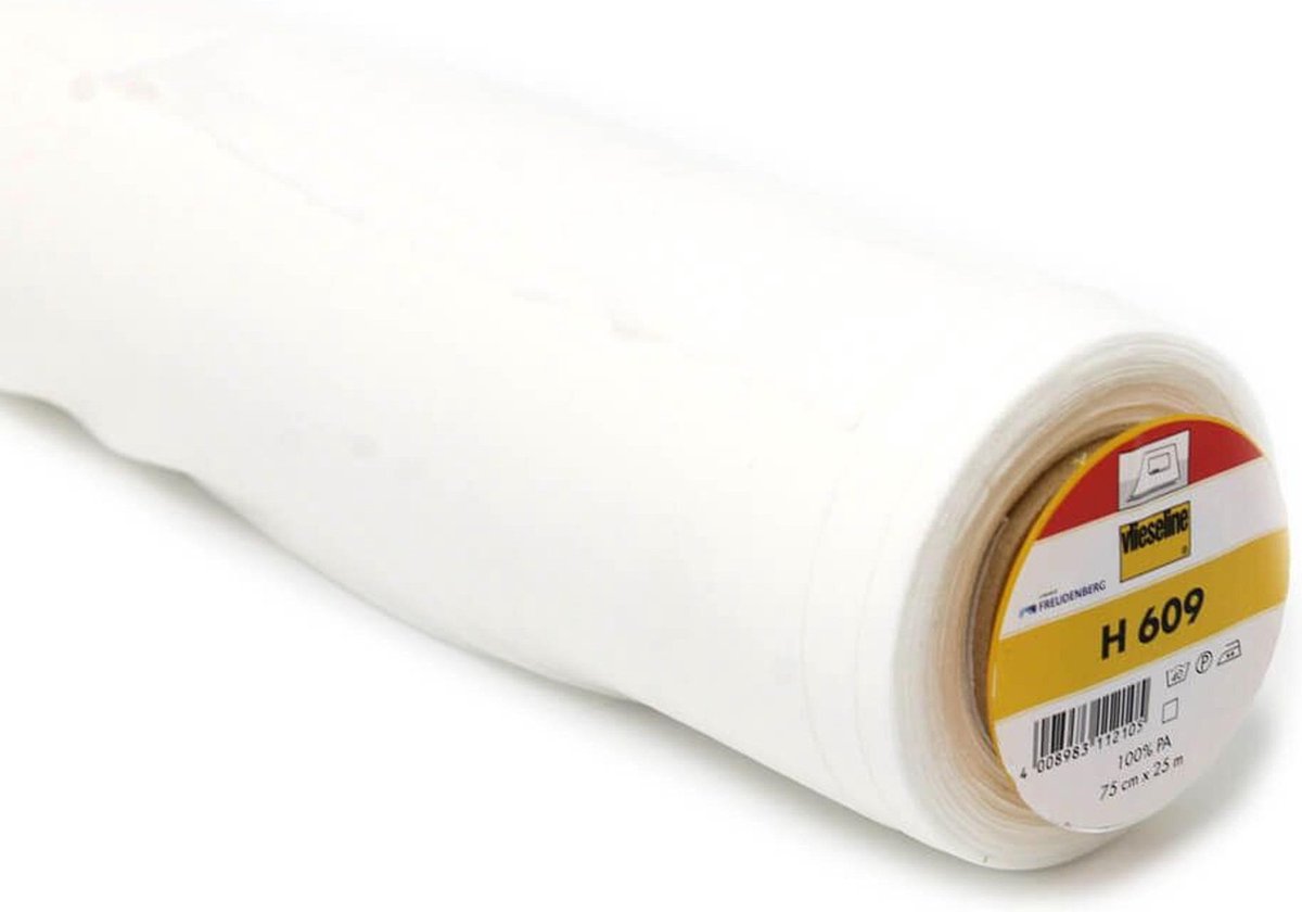 Vlieseline tussenvoering H609 bi-elastisch 75 cm x 100 cm wit