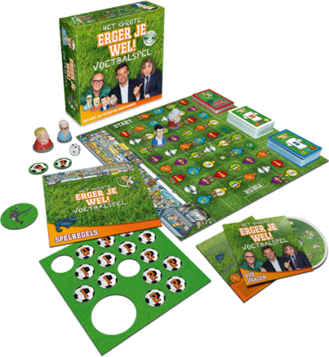 Voetbalspel,Het grote ,erger je wel voetbalspel met dvd