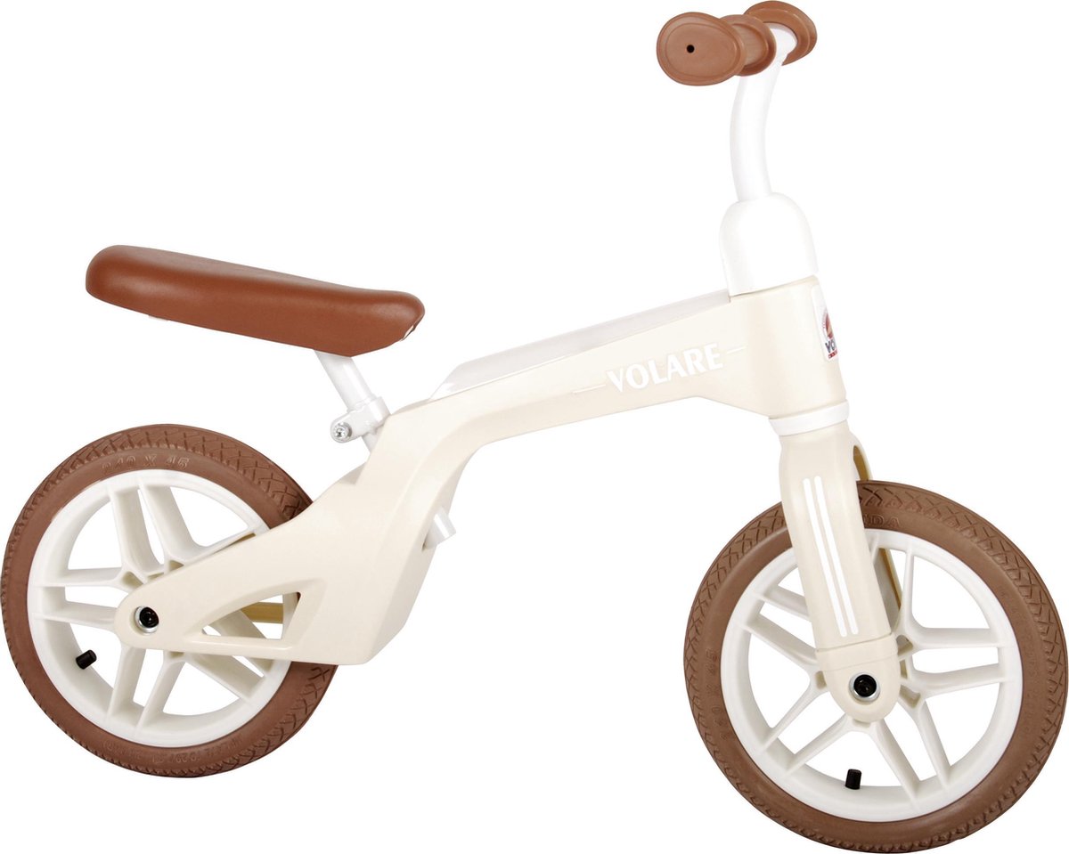 Volare Loopfiets - Jongens en Meisjes - 10 inch - Crème