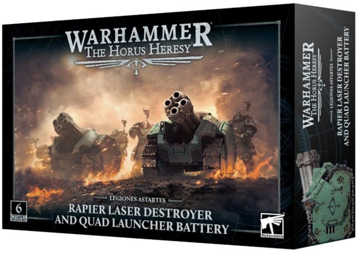 Warhammer - The Horus Heresy - Legiones Astartes - Rapier Laser Destroyer And Quad Launcher Battery - 31-104