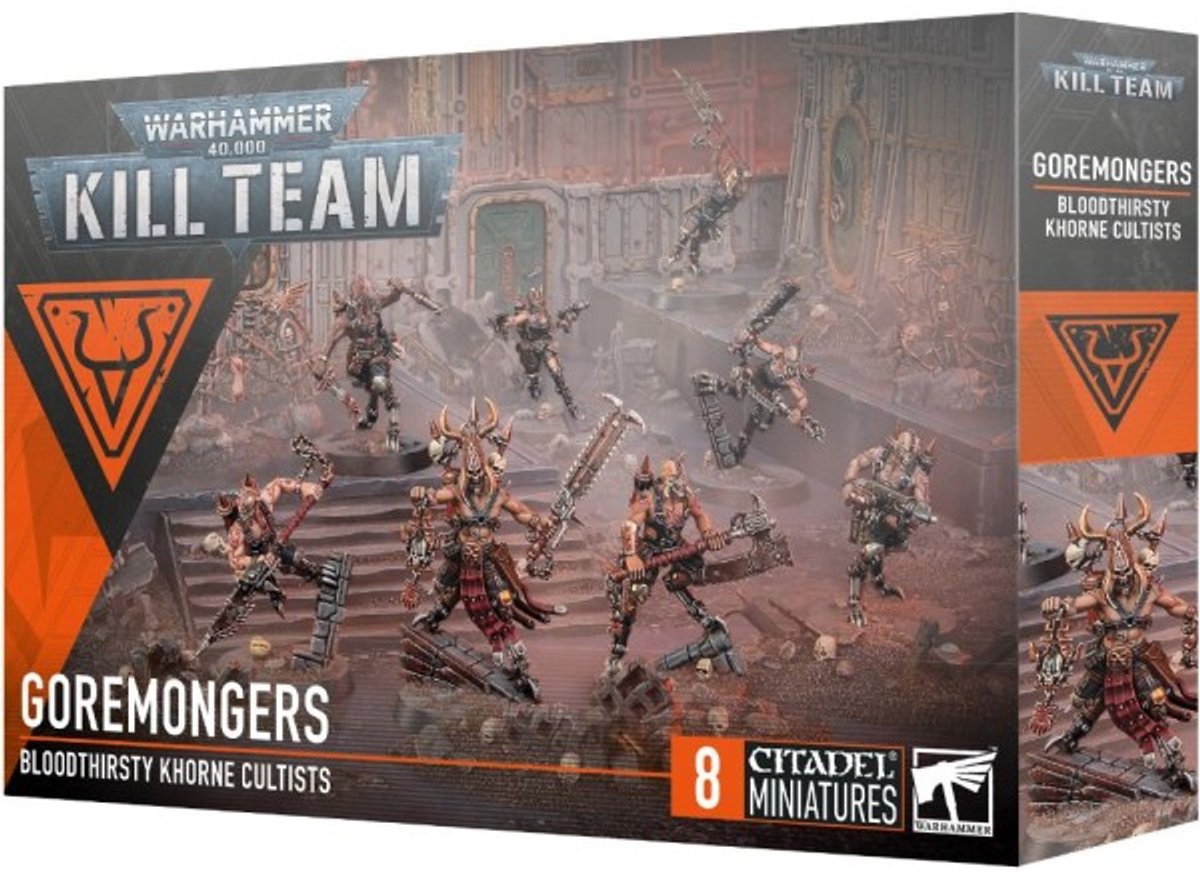 Warhammer 40.000 40K - Kill Team - Goremongers - Bloodthirty Khorne Cultists - 103-89