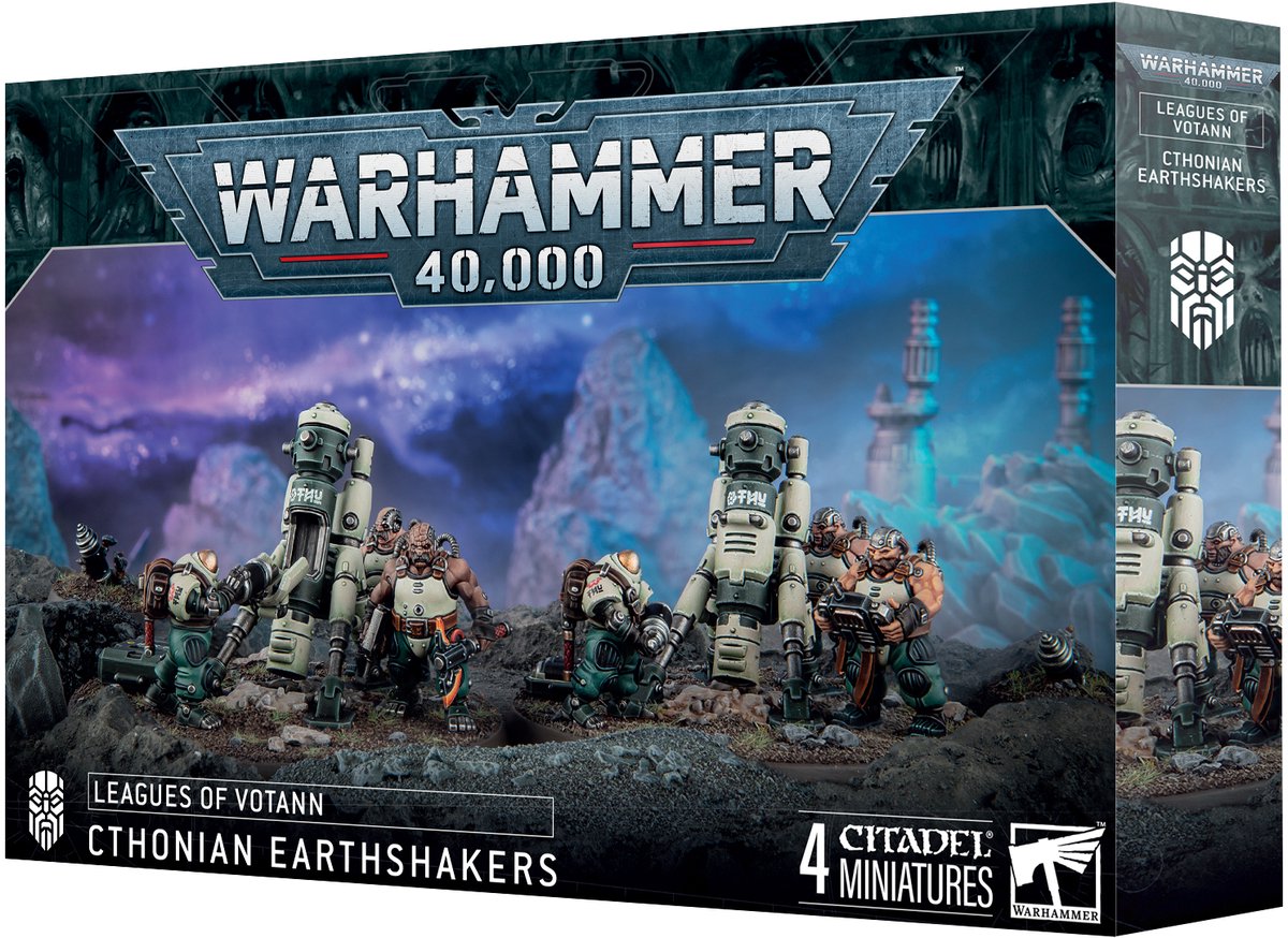 Warhammer 40.000 40K - Leagues Of Votann - Cthonian Earthshakers - 69-24