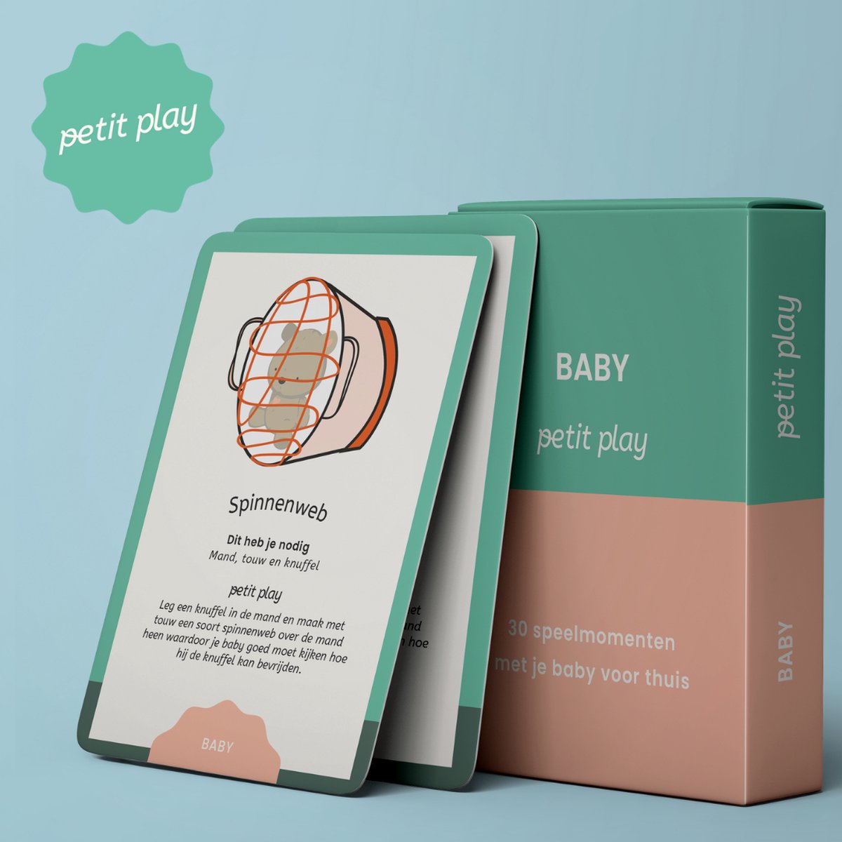 Baby Petit Play - Baby kaartspel - Spelend leren - activiteiten
