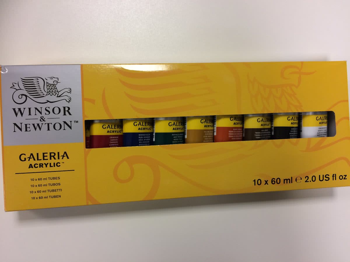 Winsor & Newton Galeria Acrylic Colours Set 10 x 60ml