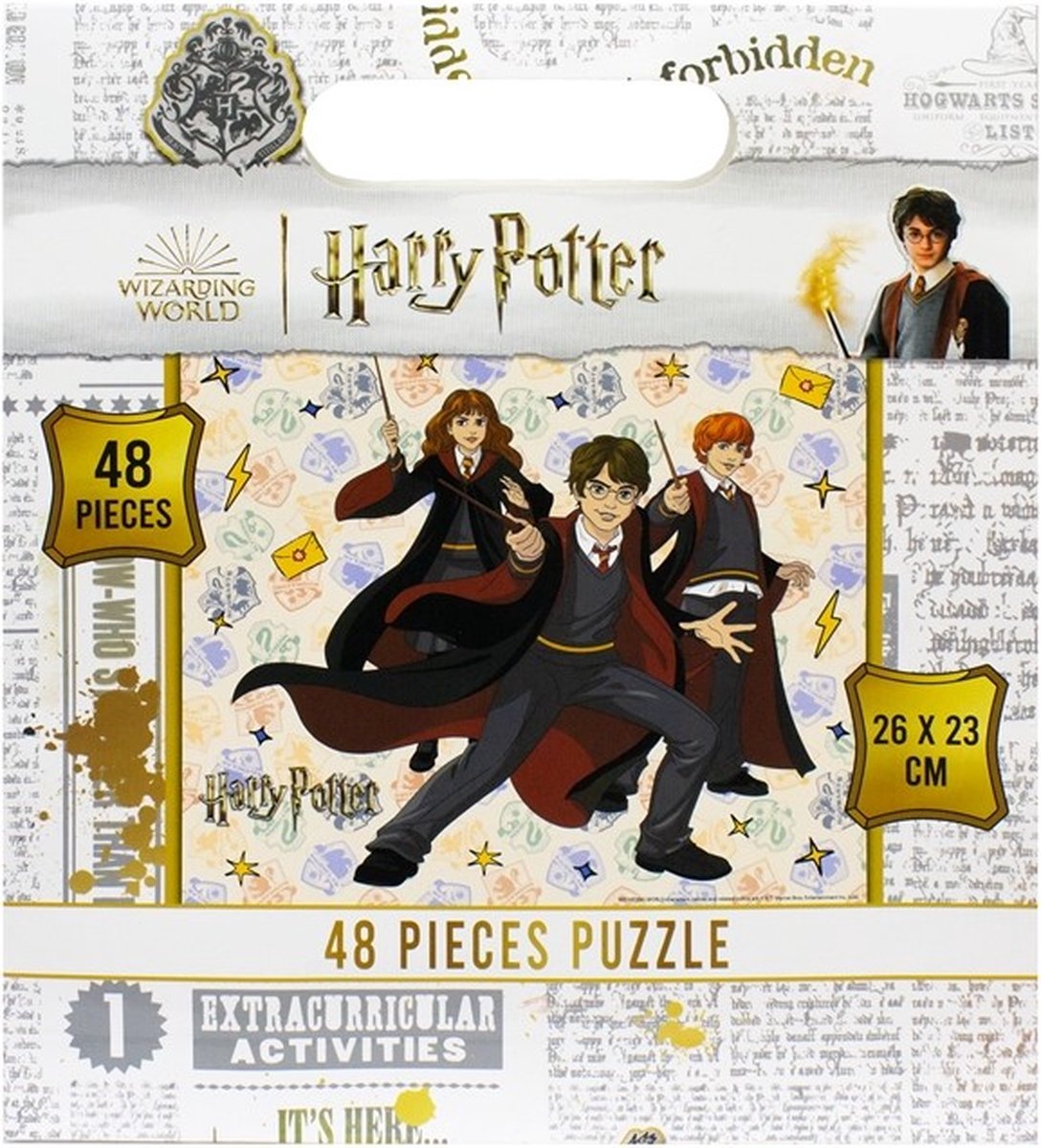 Harry Potter Puzzel 48 Stukjes 21x18cm - Verjaardag - Kerst - Sinterklaas - Kado
