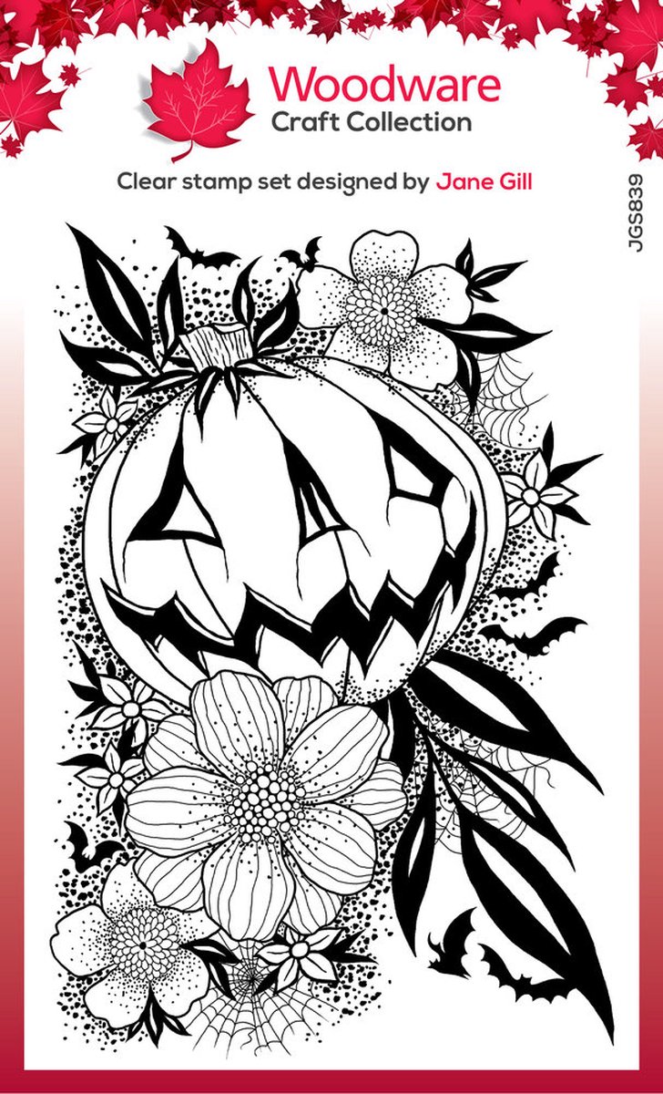 Pumpkin Flowers Clear Stamps (JGS839)