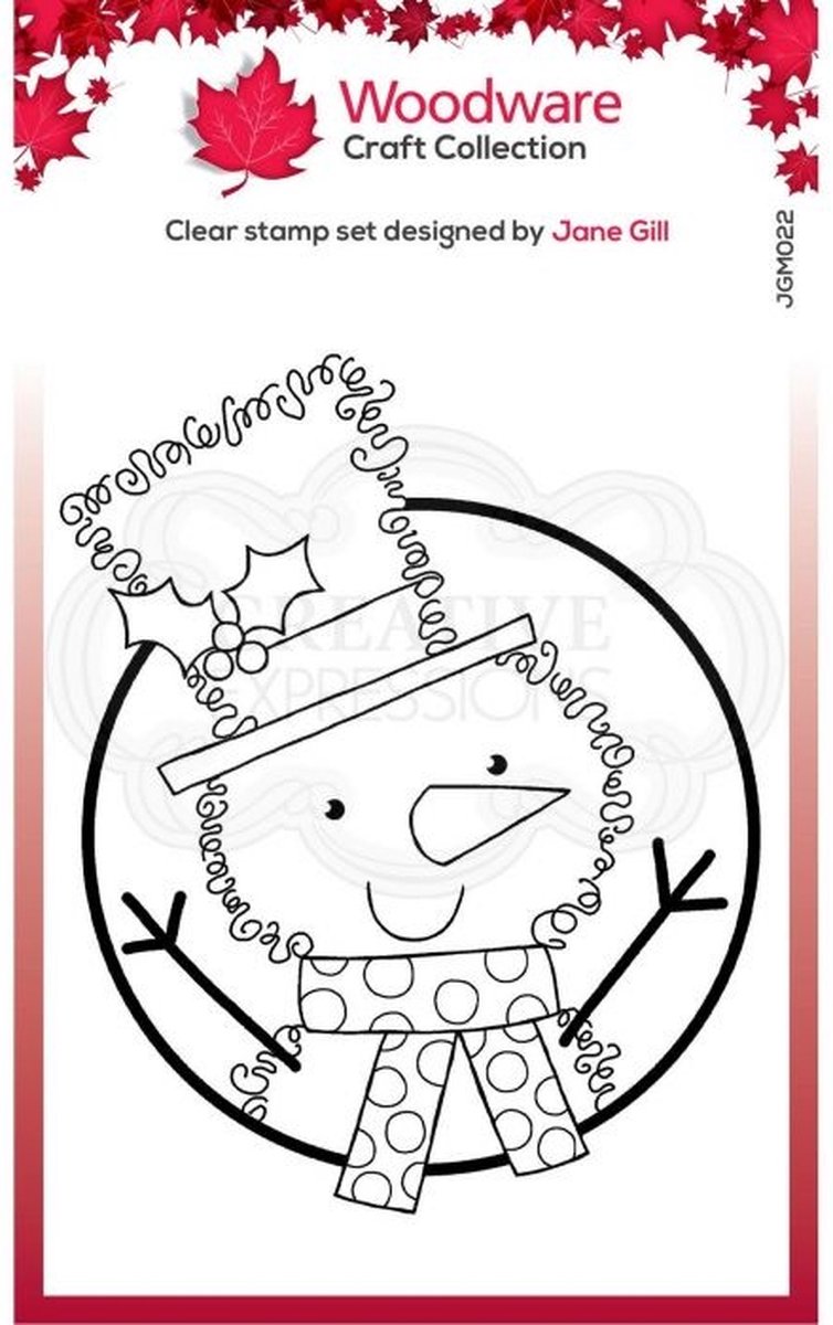 Singles Mini Snowman Clear Stamp (JGM022)