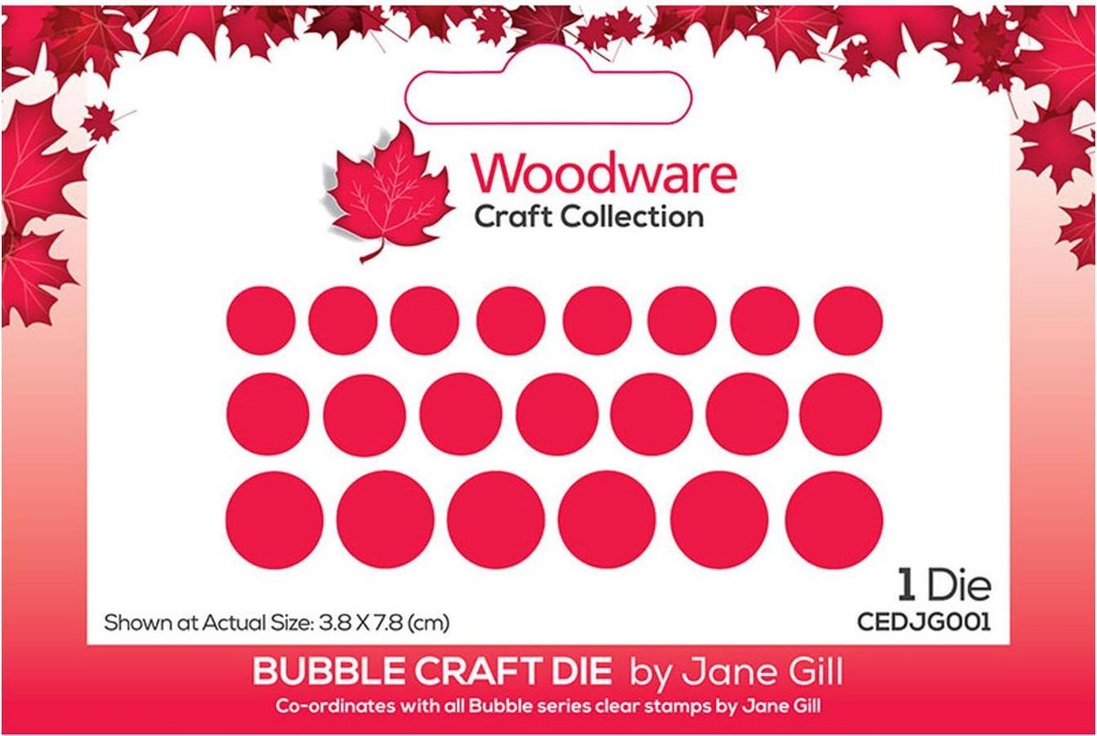 Woodware Bubble mal - Bubble Craft Die - 3,80x17,80x0,25cm