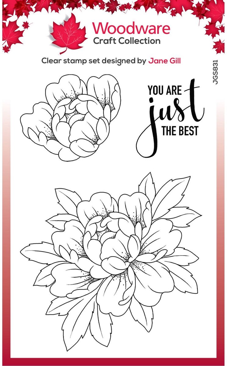 Woodware Clear Singles Stamp Just The Best