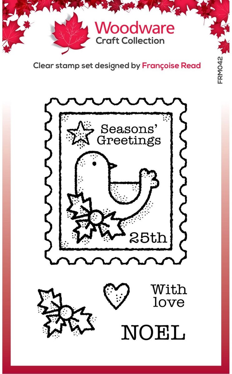 Woodware Clear Singles Stempel Bird Post