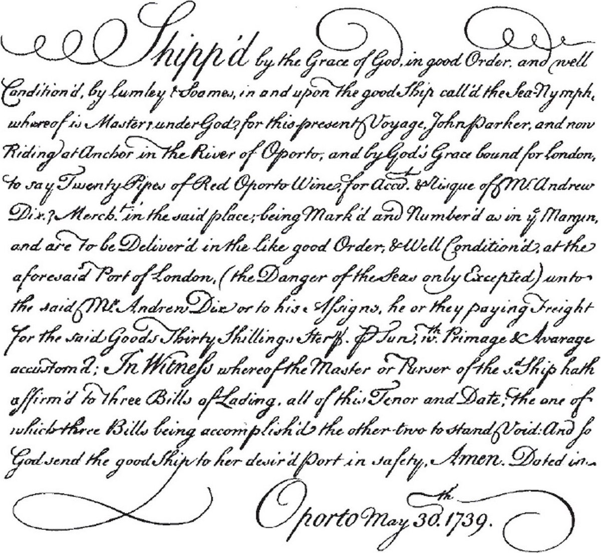 Woodware Clear Singles Stempel Shipped Script