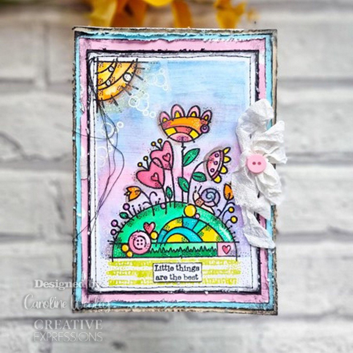 Woodware Clear Singles Stempel Speckled Textures