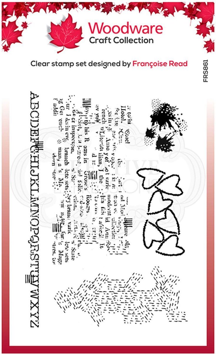 Woodware Clear stamp - Versiersingen - A6 - Polymeer