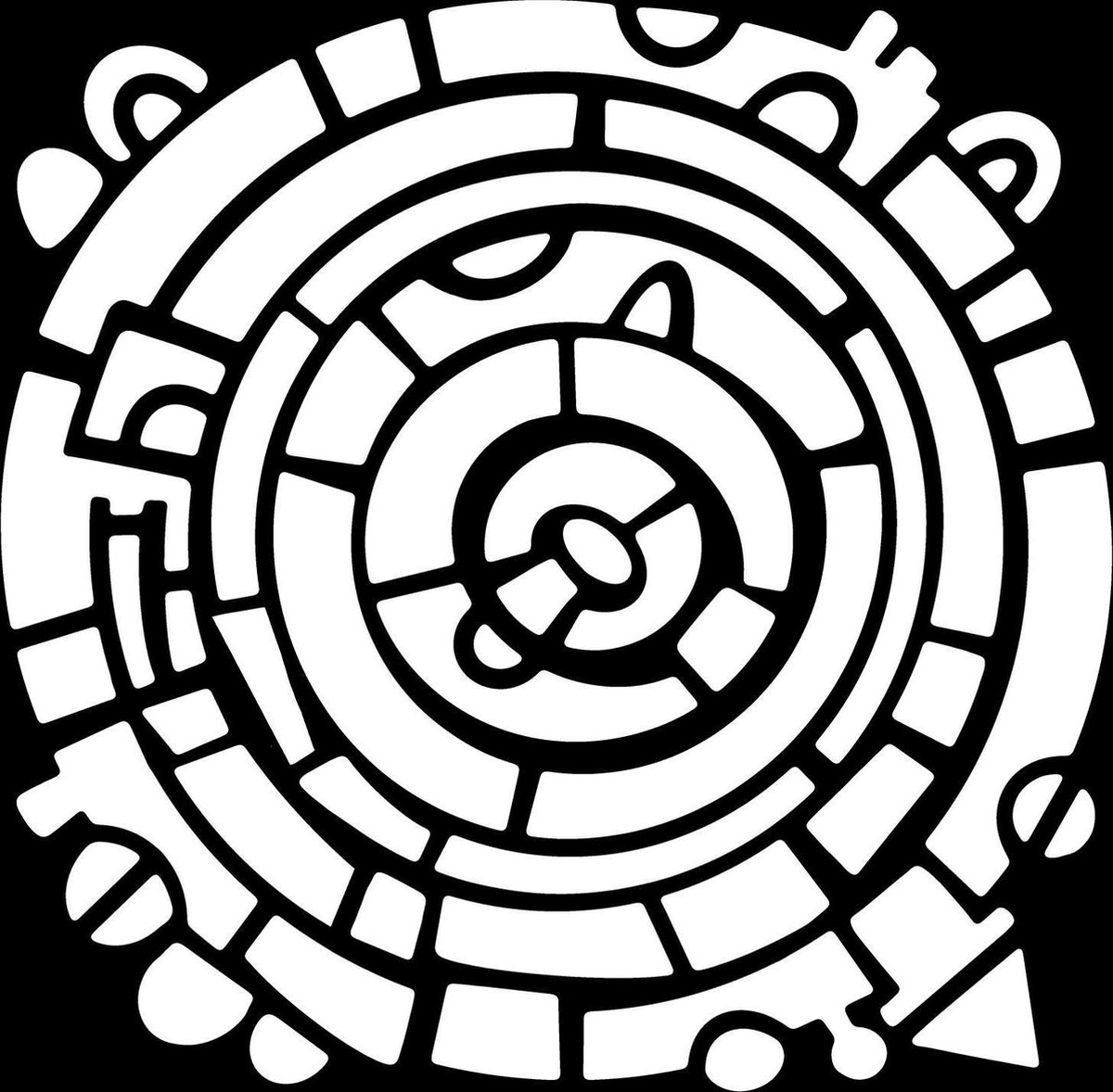 Woodware Sjabloon - Wiel - 15,24 x 15,24 cm - herbruikbaar