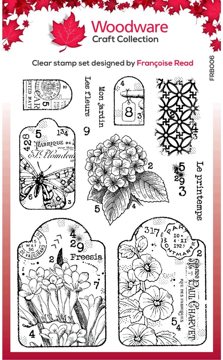 Woodware • Clear Singles Stamp Set Garden Tags