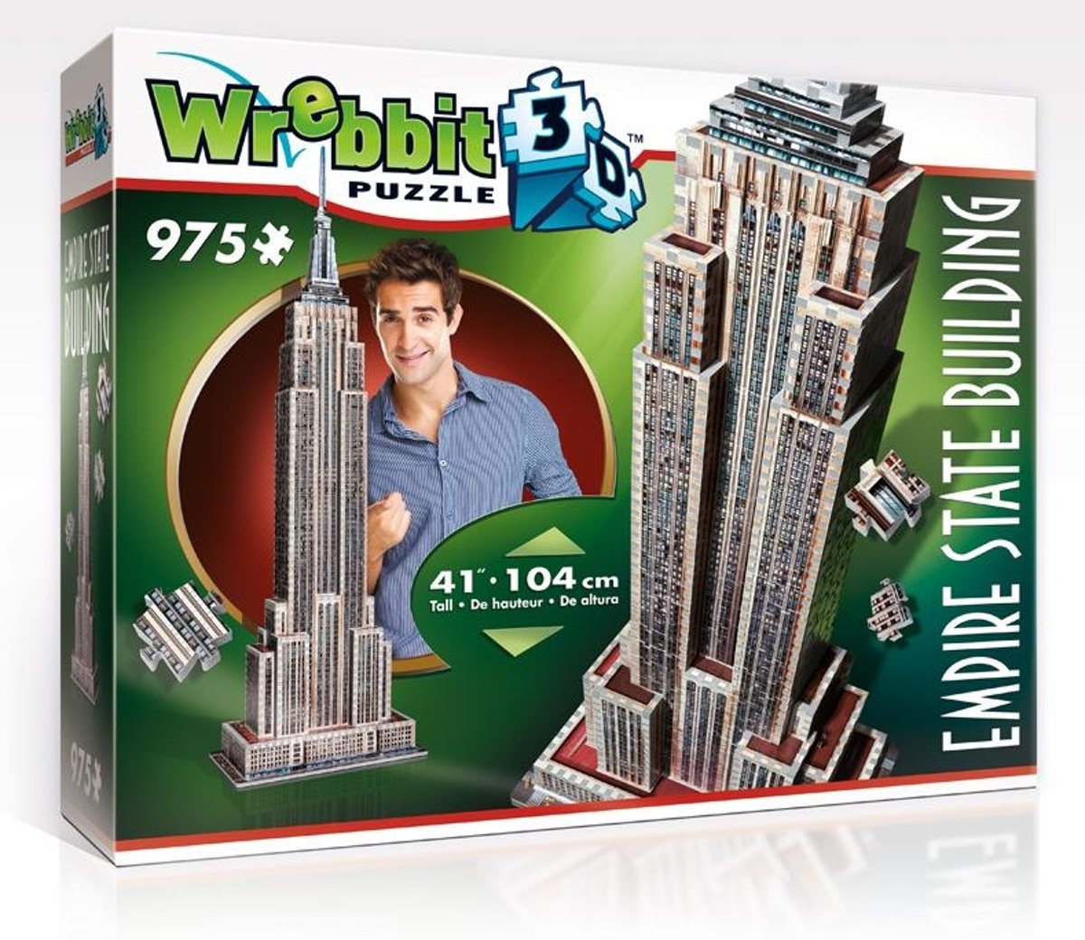 Wrebbit 3D Puzzel - New York Empire State Building - 975 stukjes