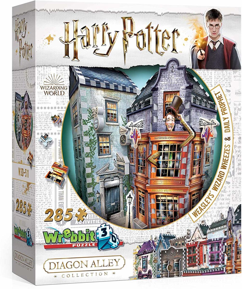 Wrebbit 3D Puzzle - Harry Potter Weasleys Wizard Wheezes & Daily Prophet (285)