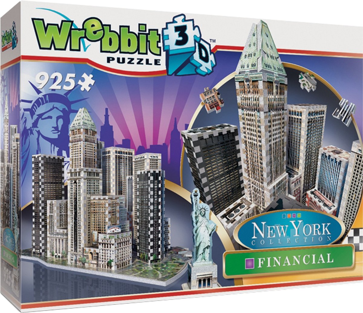 Wrebbit 3D Puzzle - New York Financial 925 stukjes